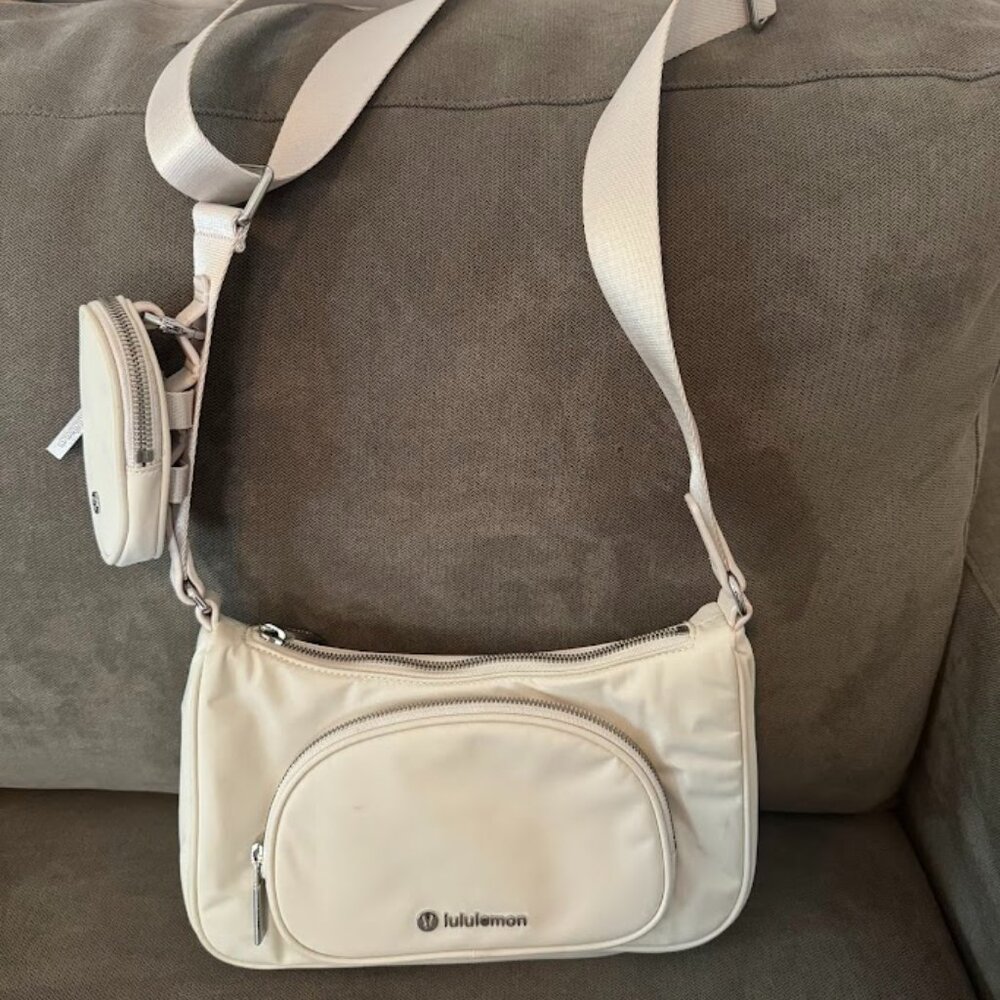 lululemon athletica Off-White Crossbody Bag
